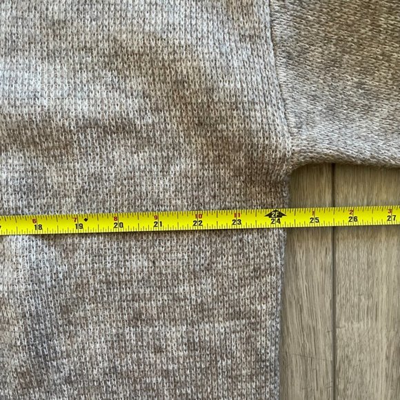 Ruby Moon | Soft Neutral Colour Block Duster Cardigan - Picture 7 of 9